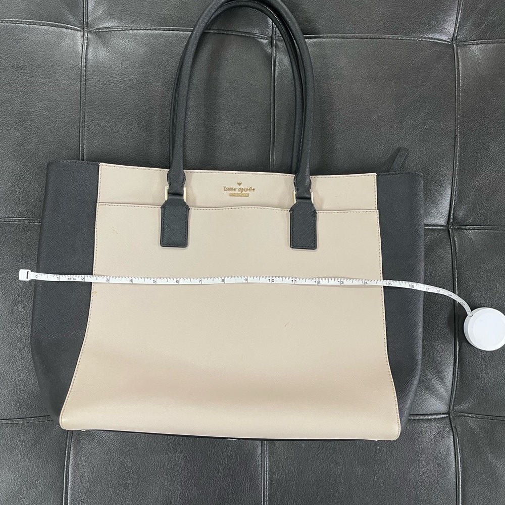 Kate Spade, white and black shoulder bag